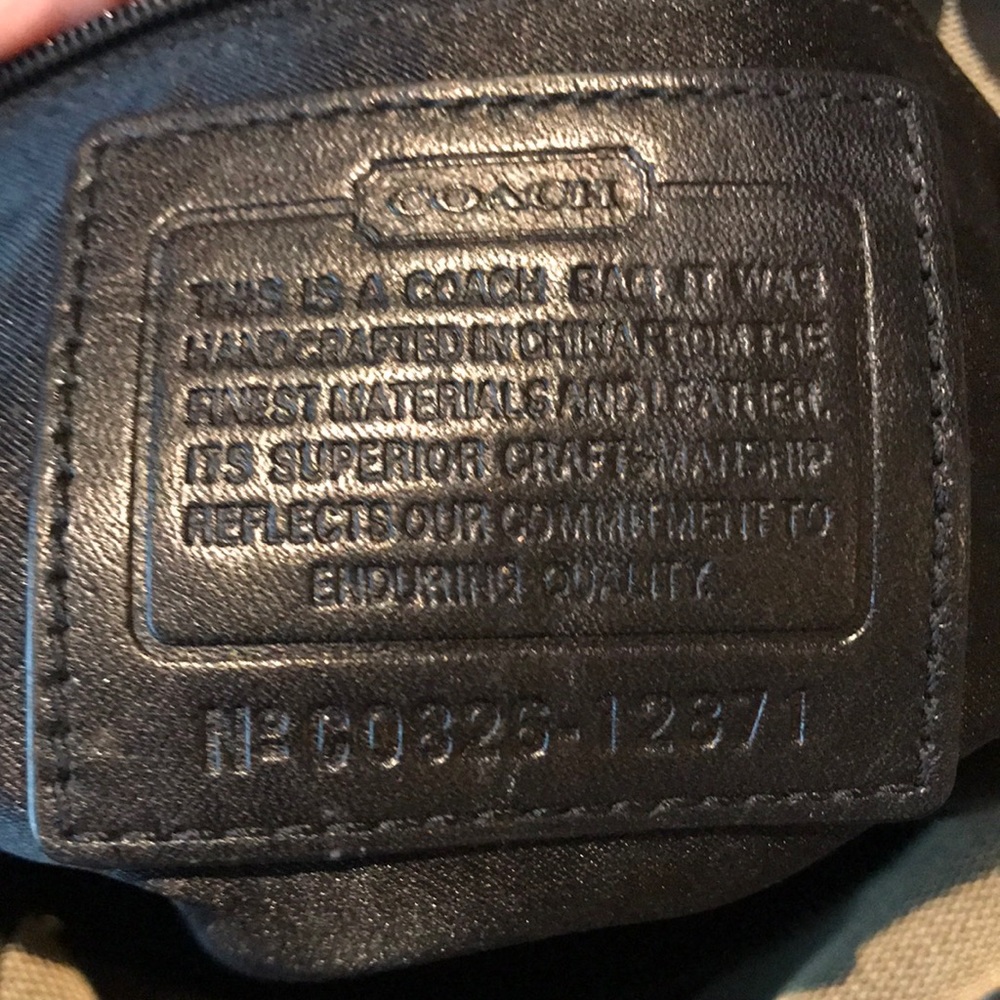 Coach-Monogramed Shoulder Bag - Picture 7 of 7